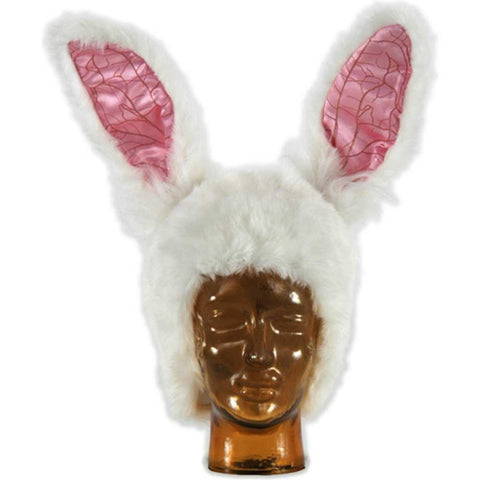 Disney Alice in Wonderland White Rabbit Faux Fur Adult Costume Hat