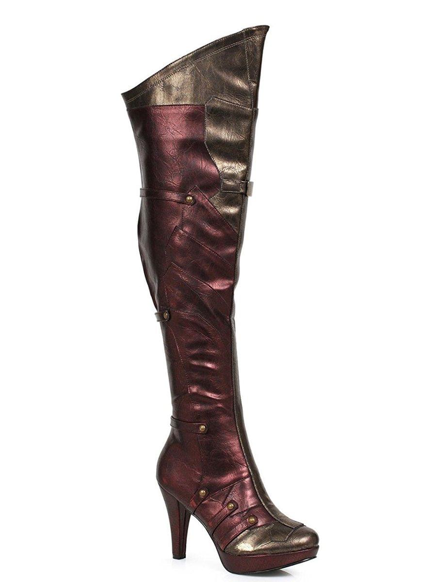 Wonder Boots Costume Thigh High 4 Heel Adult Boots