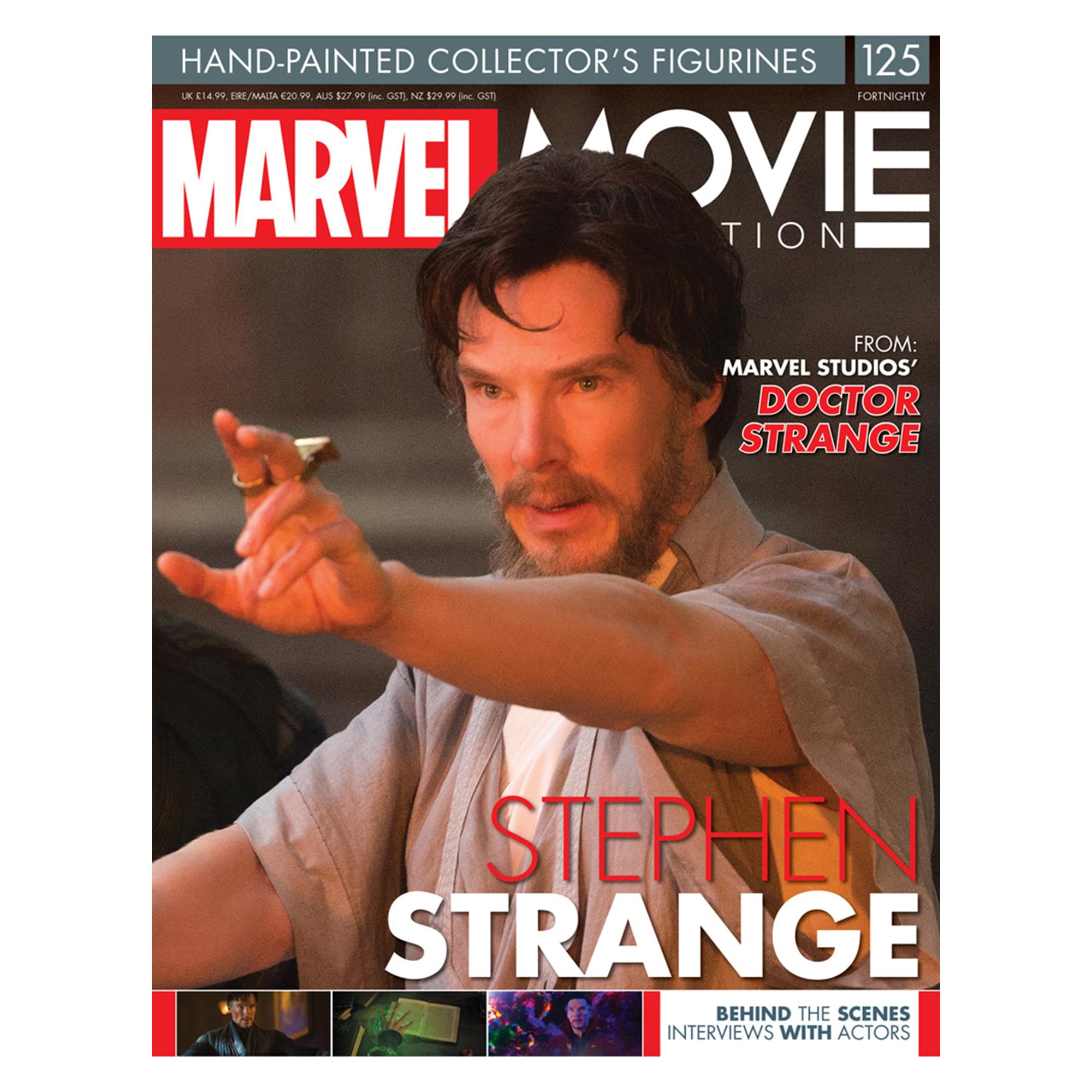 Photos - Other Toys Eaglemoss Marvel Movie Collection Magazine Issue #125 Stephen Strange EMS