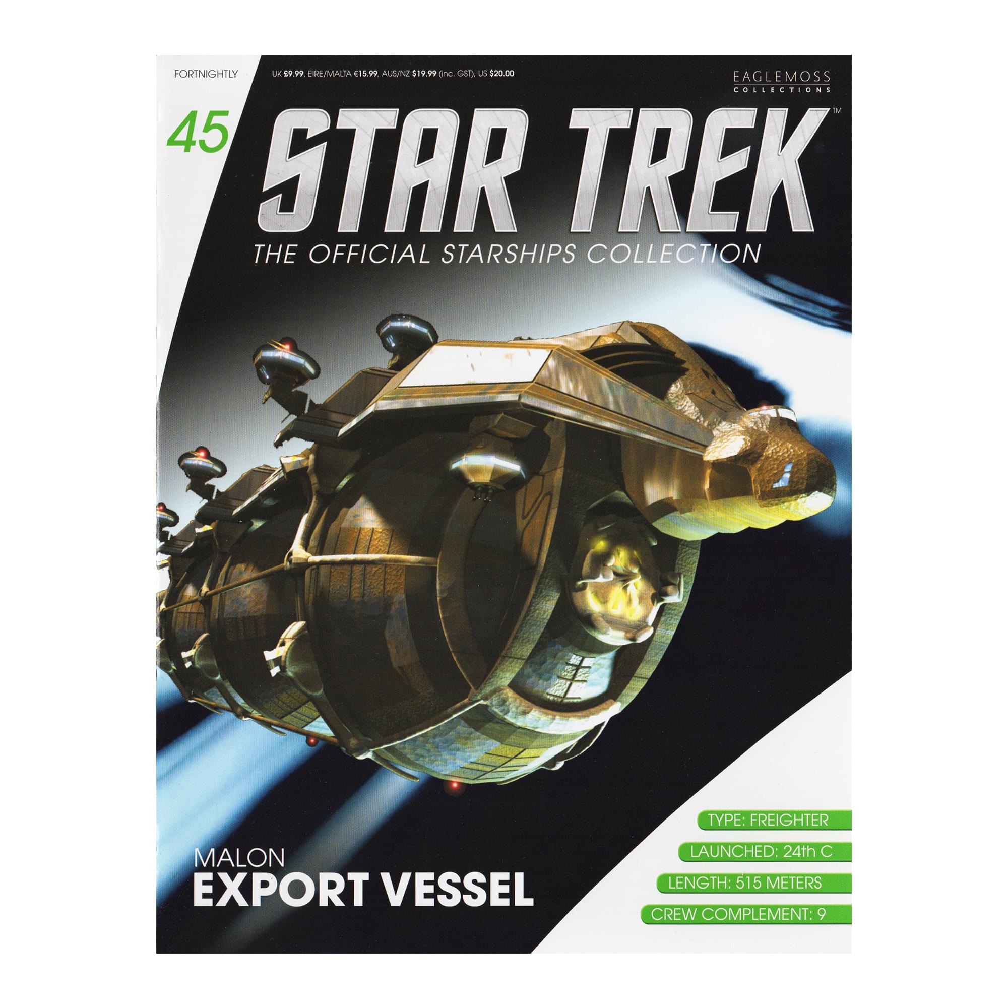 Star Trek Starships Malon Freighter Magazine