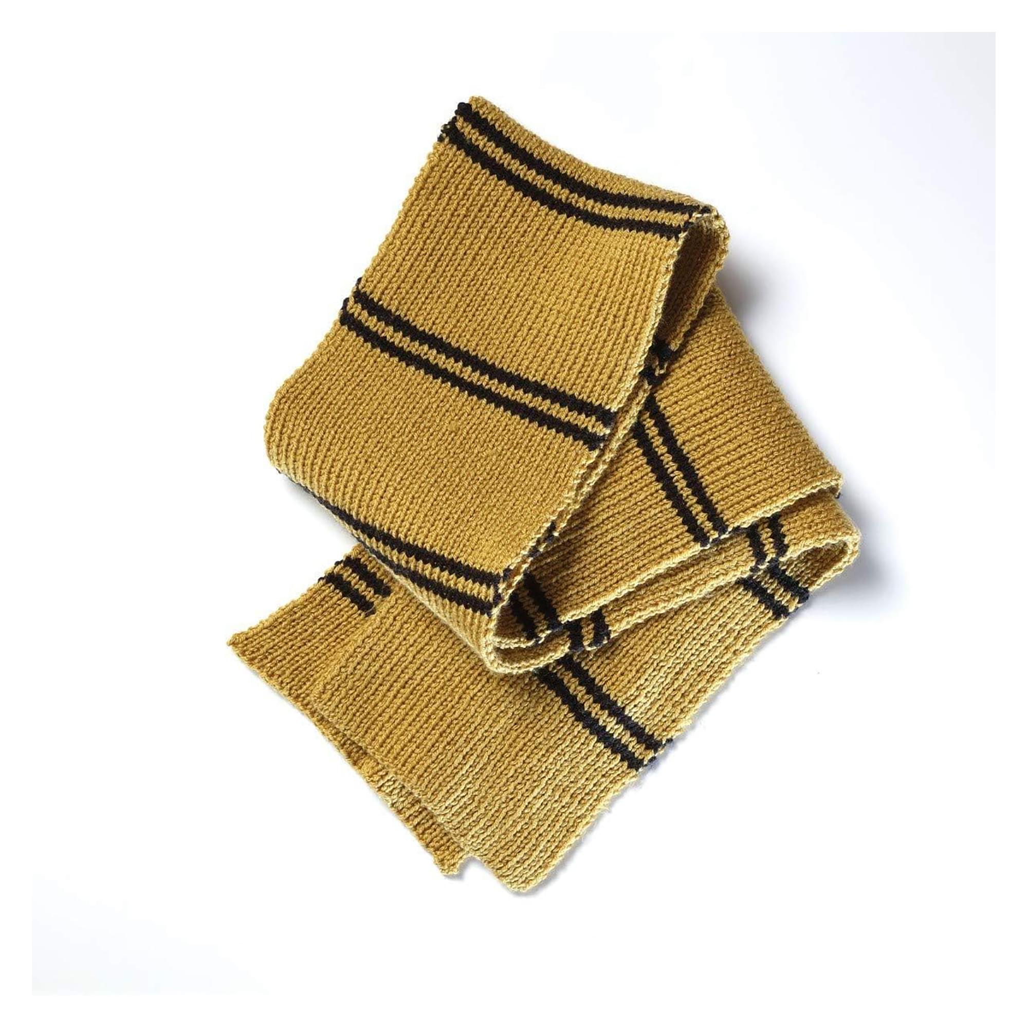 Harry Potter Knit Craft Set Scarf Hufflepuff House