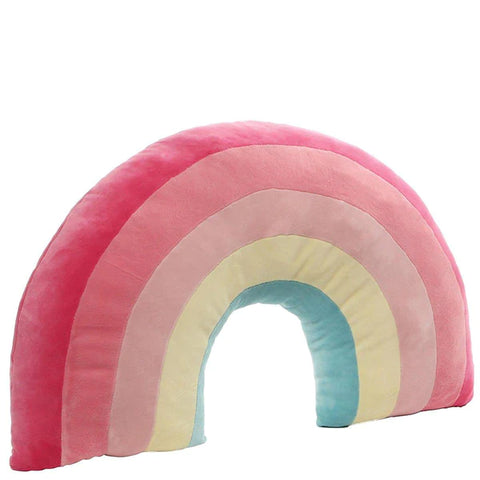 RAINBOW-SHAPED 24" PLUSH PILLOW