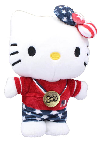 HELLO KITTY TEAM USA OLYMPIC ATHLETE 6 INCH COLLECTIBLE PLUSH