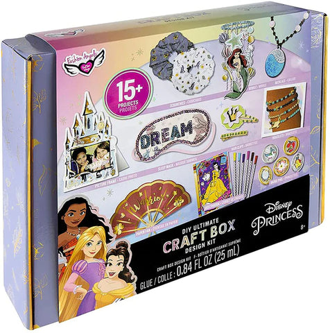 DISNEY PRINCESS FASHION ANGELS DIY ULTIMATE CRAFT BOX