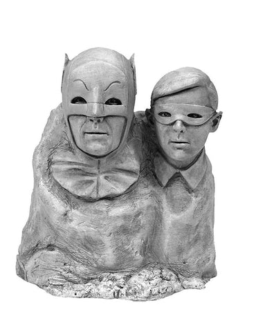 DC COMICS BATMAN 1966 DYNAMIC DUO MONOLITH STATUE