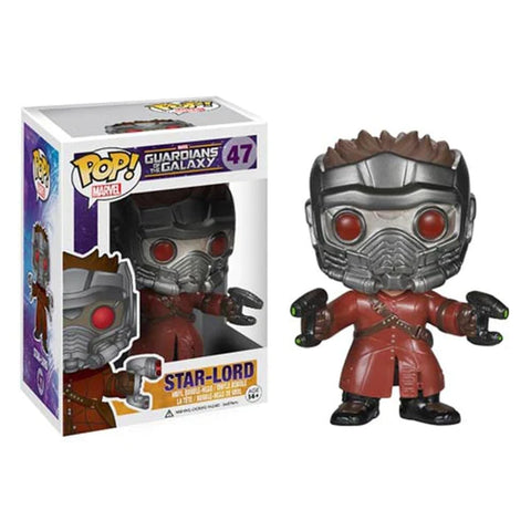 GUARDIANS OF THE GALAXY FUNKO POP MARVEL VINYL BOBBLE HEAD STAR-LORD