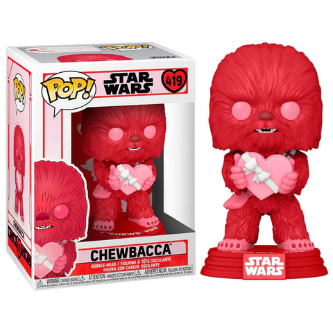 STAR WARS FUNKO POP VINYL FIGURE | VALENTINE'S DAY CHEWBACCA