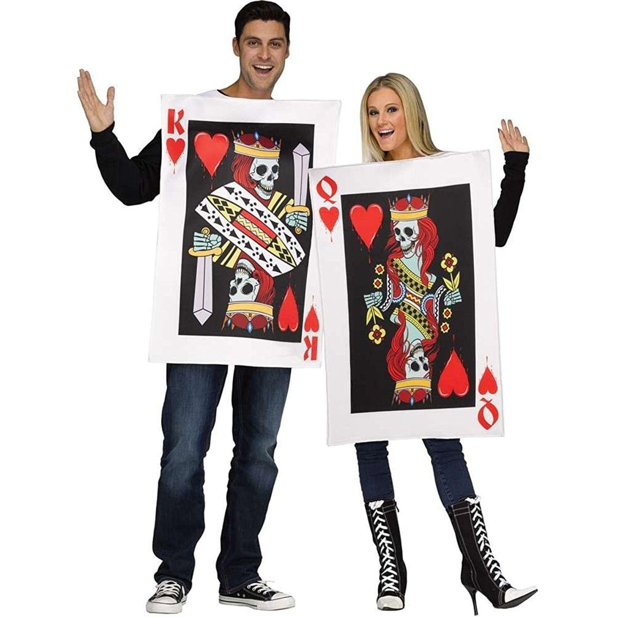 Photos - Fancy Dress Flama King And Queen Of Hearts Couples Costume FNW-131814-C 