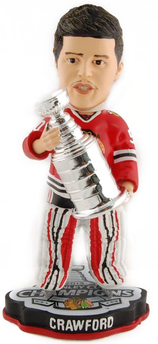 NHL Chicago Blackhawks 2013 Stanley Cup Bobble Head: Corey Crawford