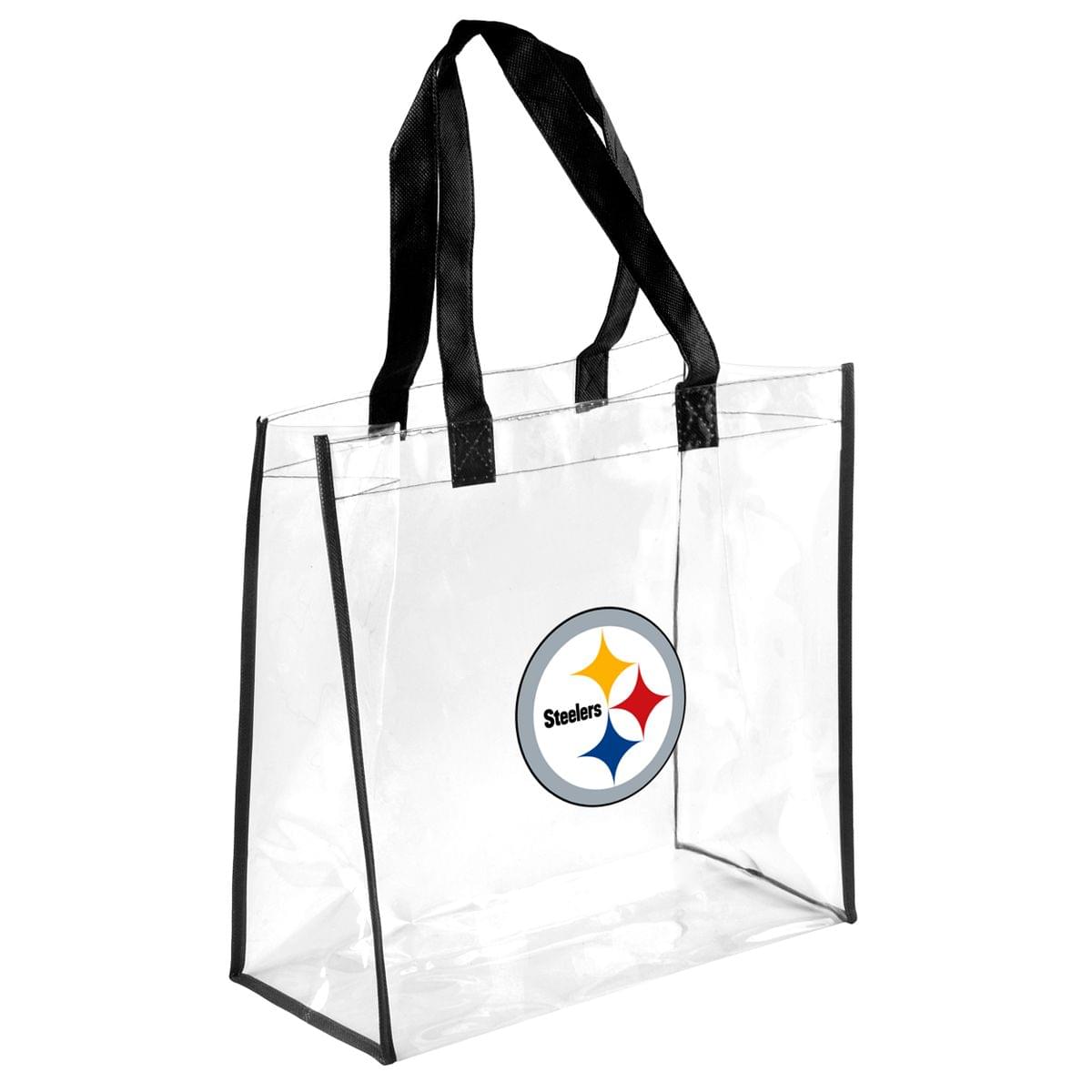 Pittsburgh Steelers NFL Clear Reusable Bag