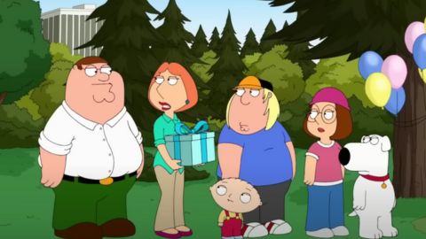 Family Guy Going to Birthday Party