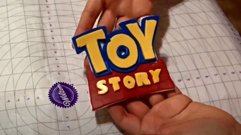 Fondant Toy Story Logo