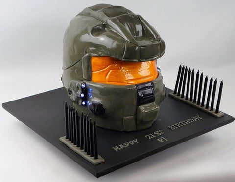 Form Into Master Chief Helmet