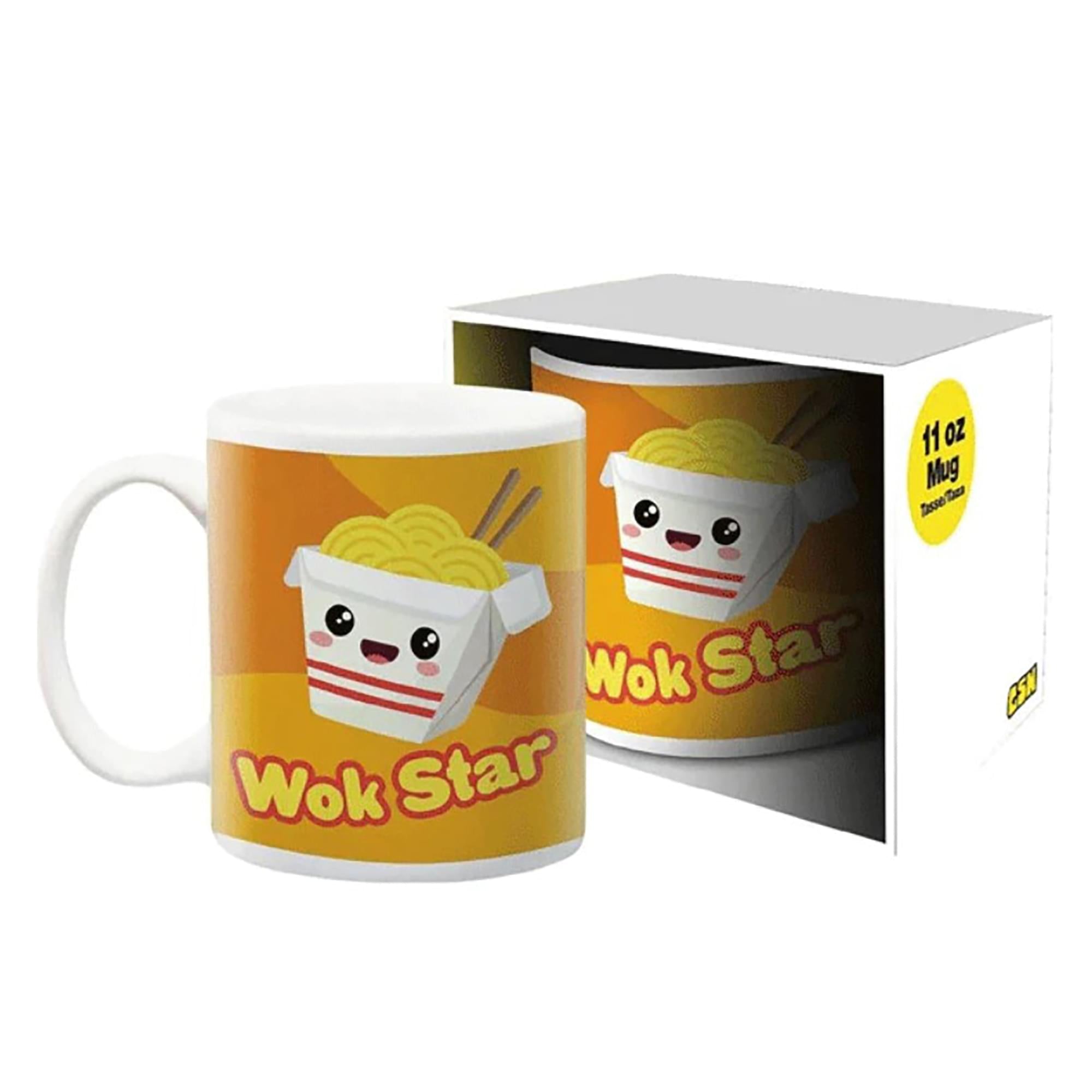 Kawaii Foods Wok Star 11 Ounce Ceramic Mug