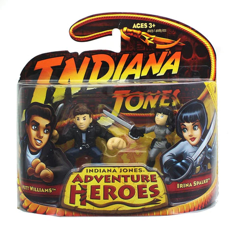 INDIANA JONES ADVENTURE HEROES MINI FIGURE 2 PACK - MUTT WILLIAMS & IRINA SPALKO