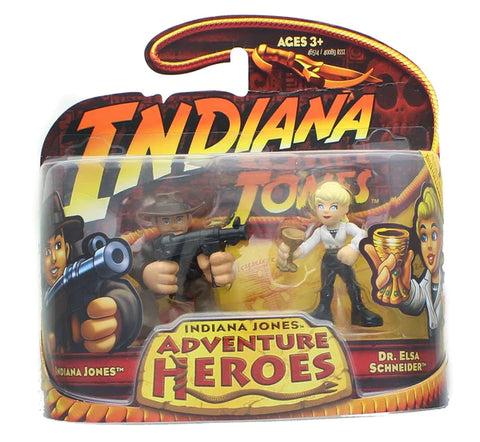 INDIANA JONES ADVENTURE HEROES MINI FIGURE 2 PACK - INDY & DR. ELSA SCHNEIDER