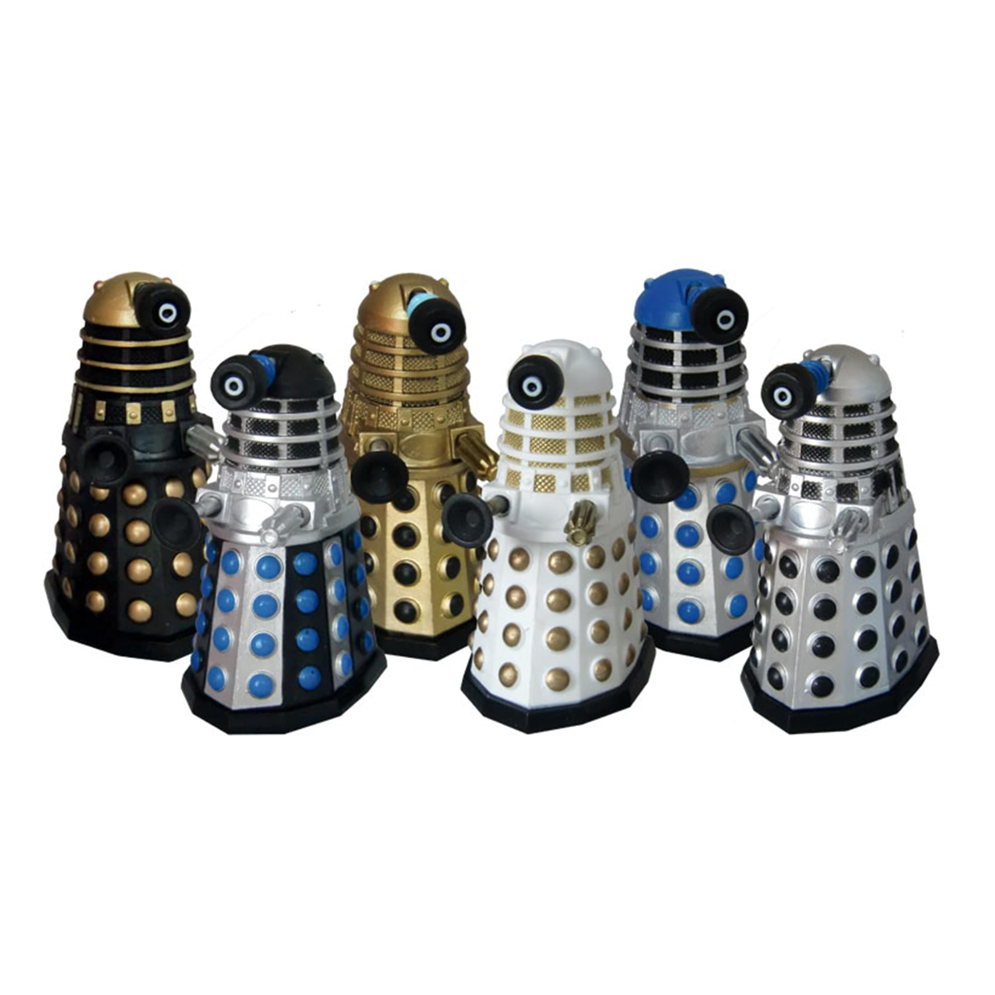 Doctor Who Daleks Of Skaro Bobble Figure 6 Pack