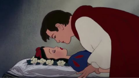 Image of a Prince Kissing Snow White