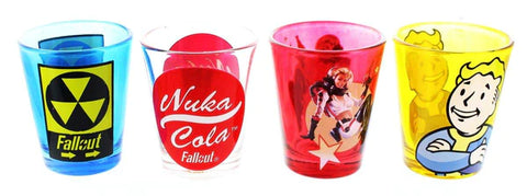 FALLOUT SHOT GLASS, SET OF 4