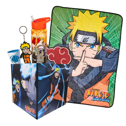 NARUTO SHIPPUDEN LOOKSEE COLLECTOR'S BOX | INCLUDES 5 NARUTO THEMED COLLECTIBLES