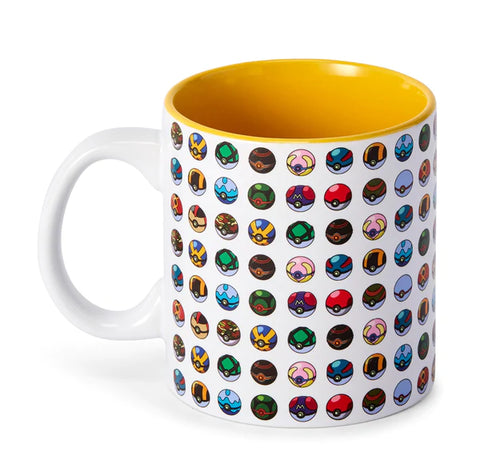 POKEMON MULTI POKEBALL COFFEE MUG - 20-OUNCES