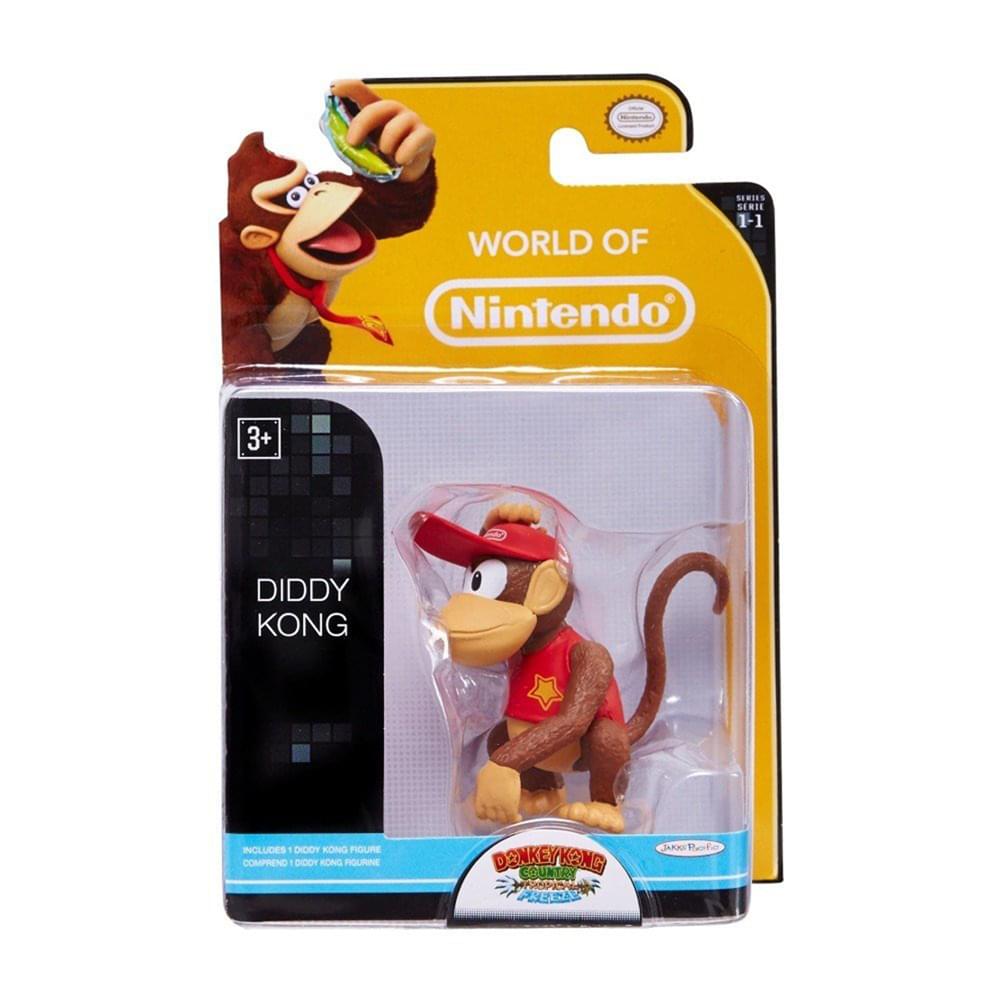 World Of Nintendo 2.5 Mini Figure Diddy Kong