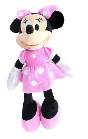 DISNEY MICKEY MOUSE CLUBHOUSE 15.5 INCH PLUSH - MINNIE PINK DRESS