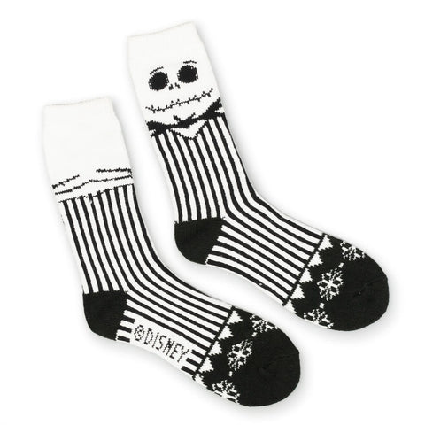 Jack Skellington Nightmare Before Christmas Striped Sweater Socks