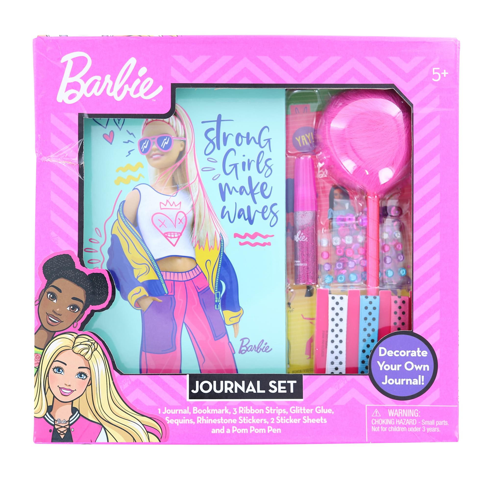 Barbie Strong Girls Make Waves Journal Set
