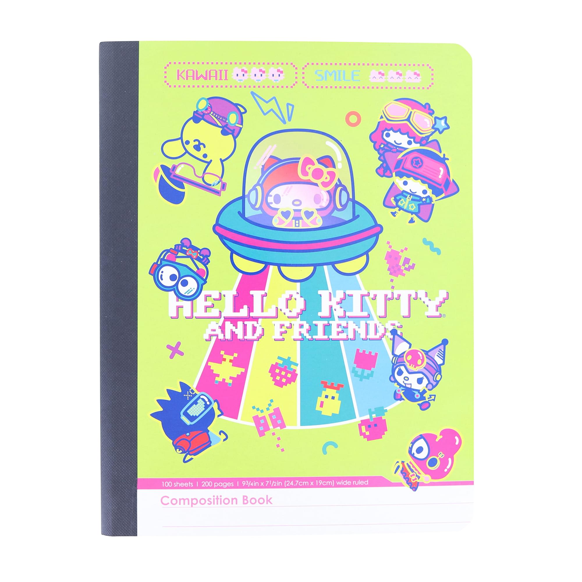 Hello Kitty And Friends Composition Notebook , Green