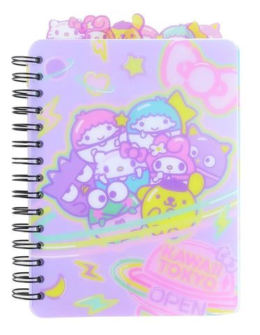 HELLO KITTY AND FRIENDS KAWAII TOKYO TABBED JOURNAL