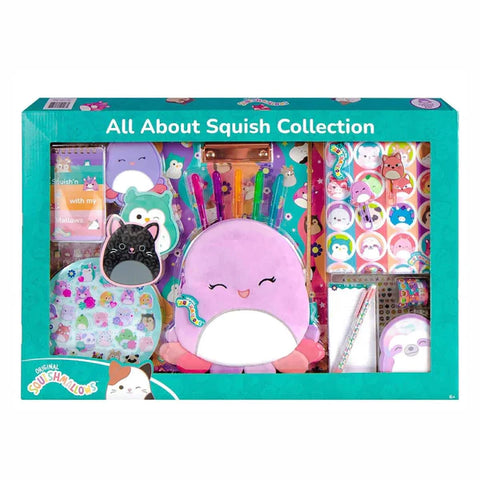 SQUISHMALLOW ALL ABOUT SQUISH STATIONERY SUPER SET | PASTEL