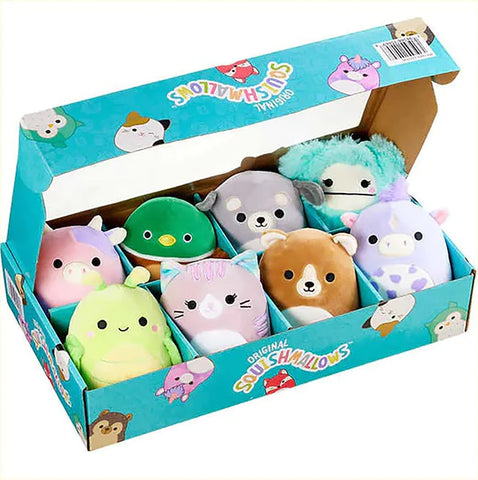 SQUISHMALLOWS 5 INCH MINI PLUSH 8 PACK | FANTASY & WILDLIFE