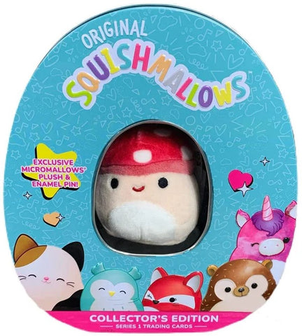 SQUISHMALLOW TRADING CARD COLLECTOR TIN SERIES 1 | MALCOLM MUSHROOM