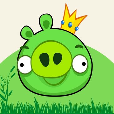 angry bird king pig