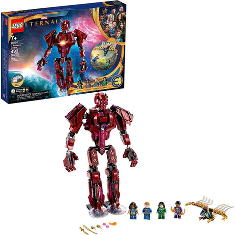 LEGO SUPER HEROES 76155 ETERNALS IN ARISHEMS SHADOW 493 PIECE BUILDING KIT