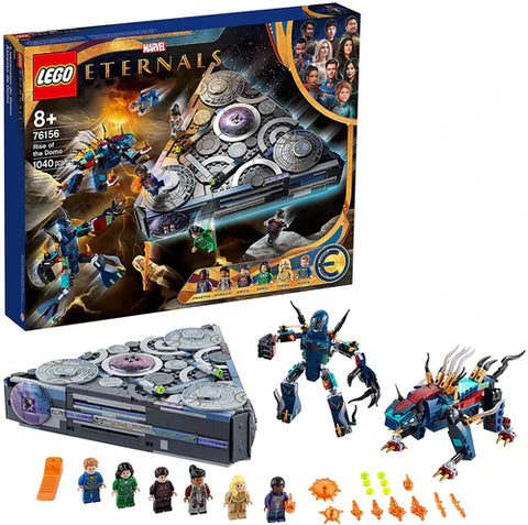 LEGO SUPER HEROES 76156 ETERNALS RISE OF THE DOMO 1040 PIECE BUILDING KIT