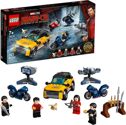 LEGO MARVEL 76176 SHANG-CHI ESCAPE FROM THE TEN RINGS 321 PIECE BUILDING KIT