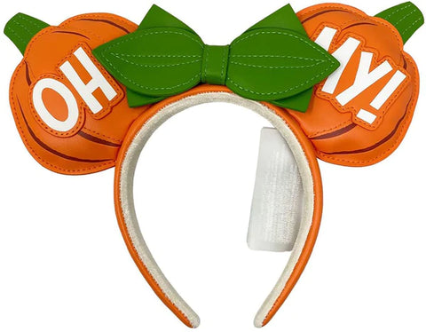 DISNEY MINNIE MOUSE OH MY! PUMPKIN GLOW EAR HEADBAND