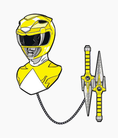 POWER RANGERS LUXURY ENAMEL ICON PIN | YELLOW RANGER