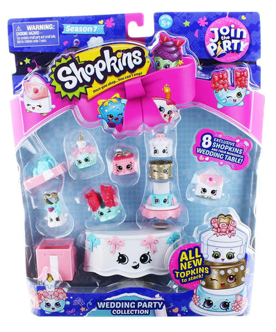 SHOPKINS S7 JOIN THE PARTY THEME PACK: WEDDING PARTY COLLECTION