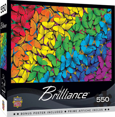 FLUTTERING RAINBOW 550 PIECE JIGSAW PUZZLE