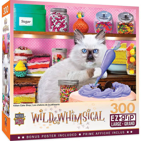 KITTEN CAKE SHOP 300 PIECE EZ GRIP JIGSAW PUZZLE