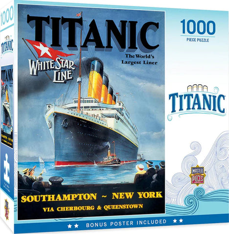 TITANIC WHITE STAR LINE #006 1000 PIECE JIGSAW PUZZLE