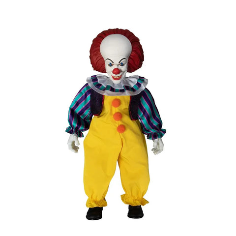 IT (1990) MEZCO DESIGNER SERIES 18 INCH PENNYWISE ROTO PLUSH