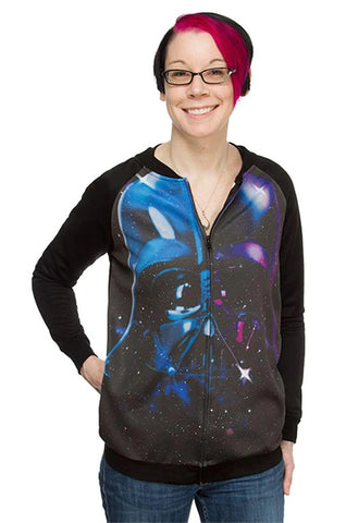 STAR WARS DARTH VADER SPACE WOMEN'S LIGHT JACKET