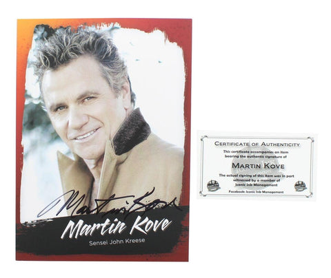 Martin Kove (Sensei John Kreese) Autographed Print w/ CoA