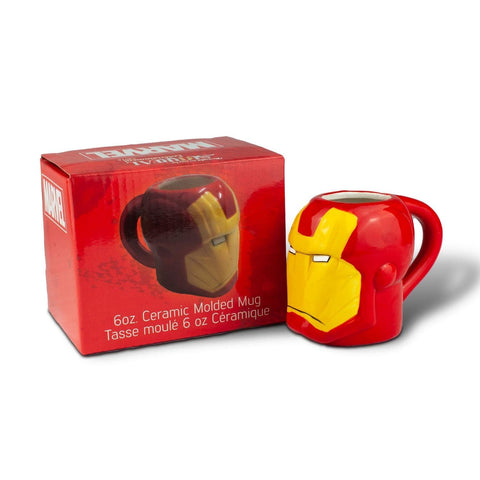 Marvel Iron Man Armored Head 3D Ceramic Mug