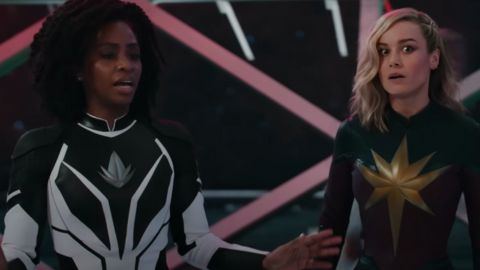 Monica Rambeau and  Carol Danvers