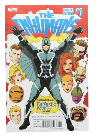 MARVEL INHUMANS #1 SPECIAL EDITION NERD BLOCK EXCLUSIVE COMIC BOOK